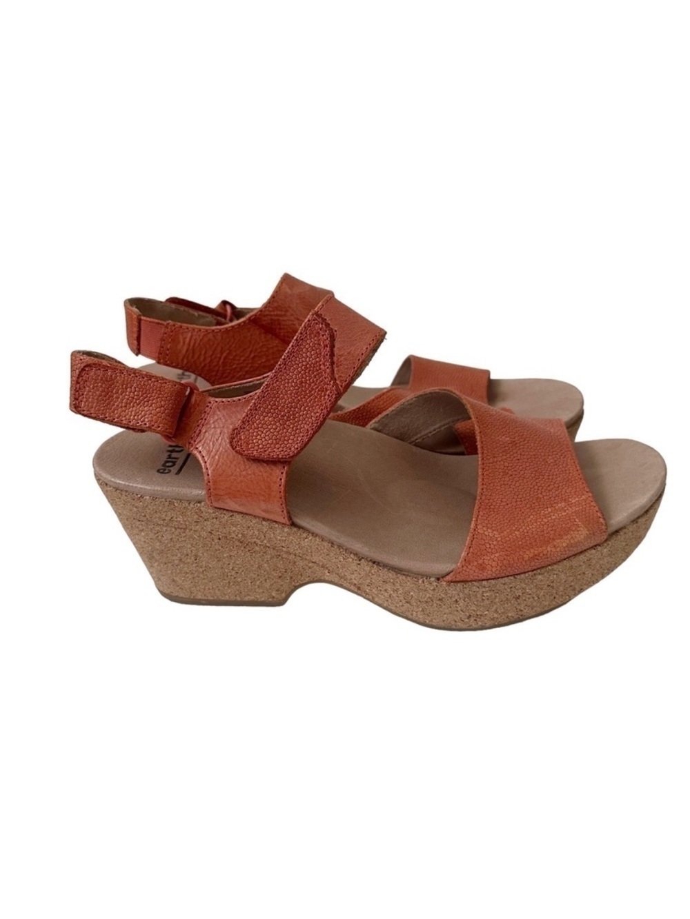 Earth Khaya Kella Cork Wedge Sandals